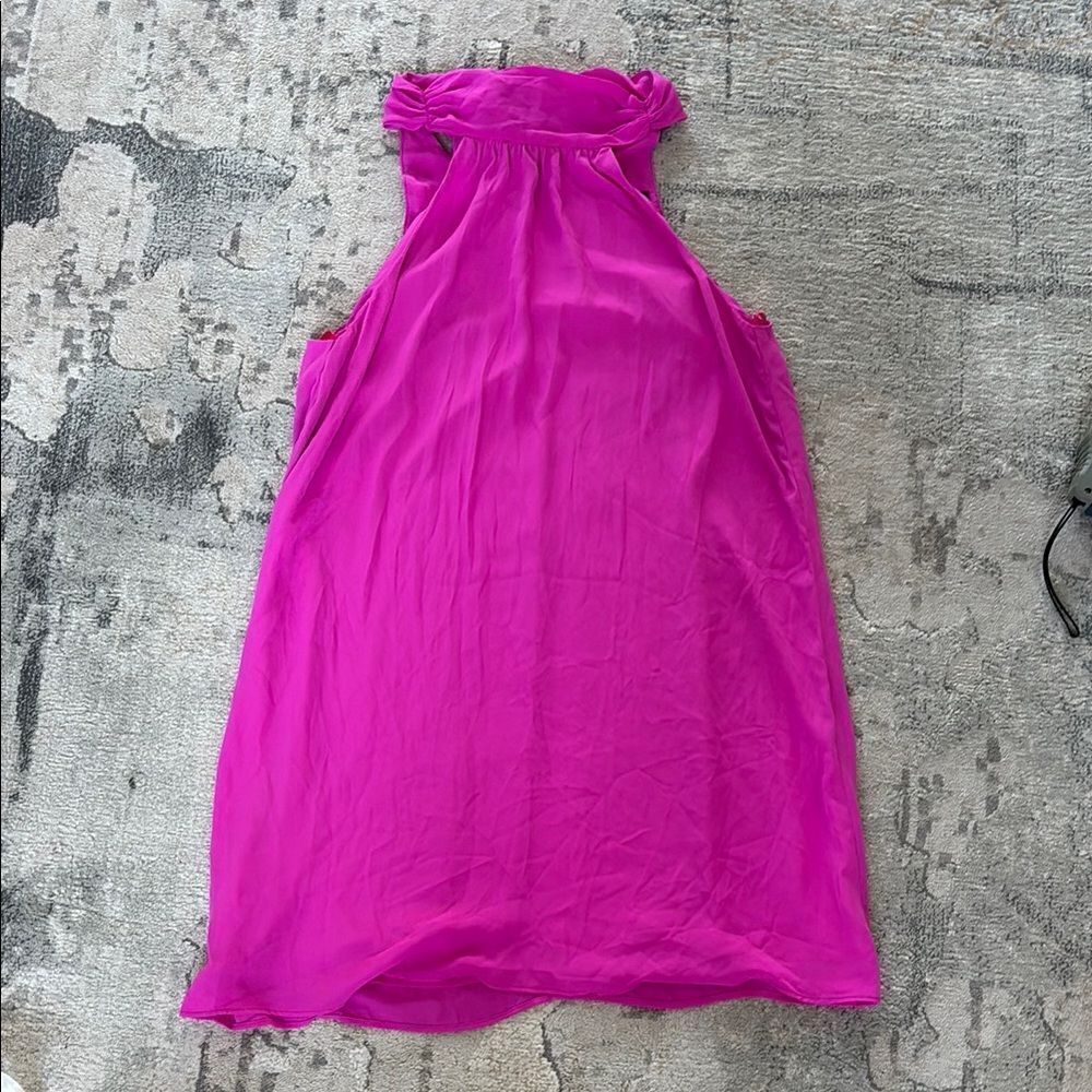 Elegant Pink Midi Dress
